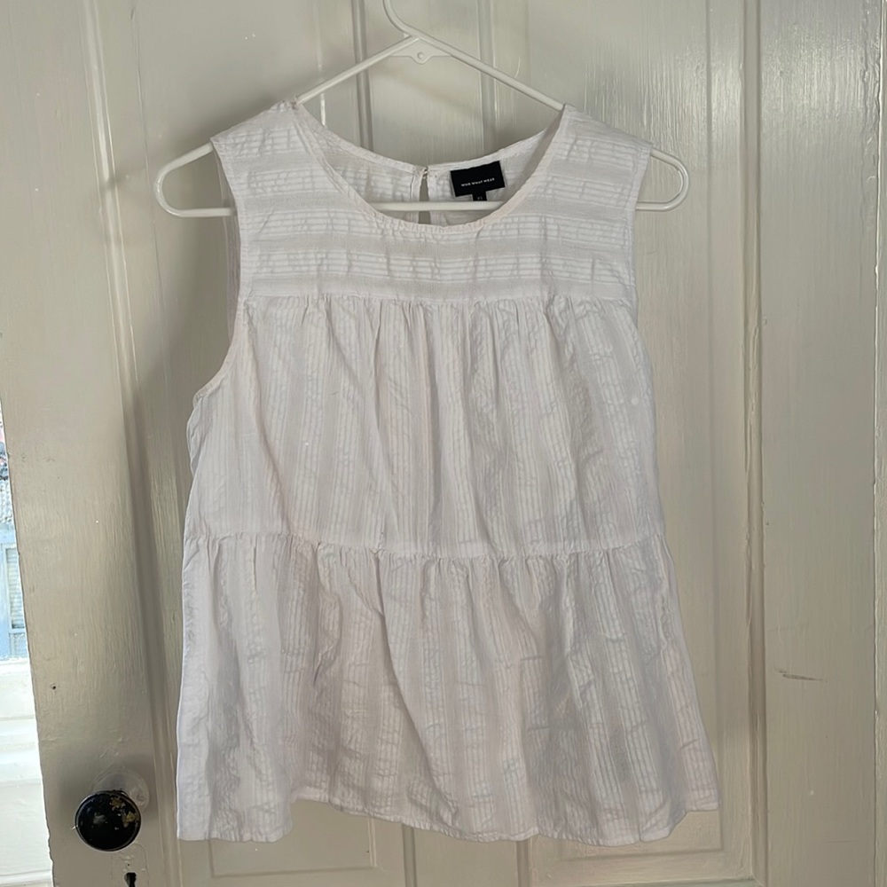Who What Wear White Blouse